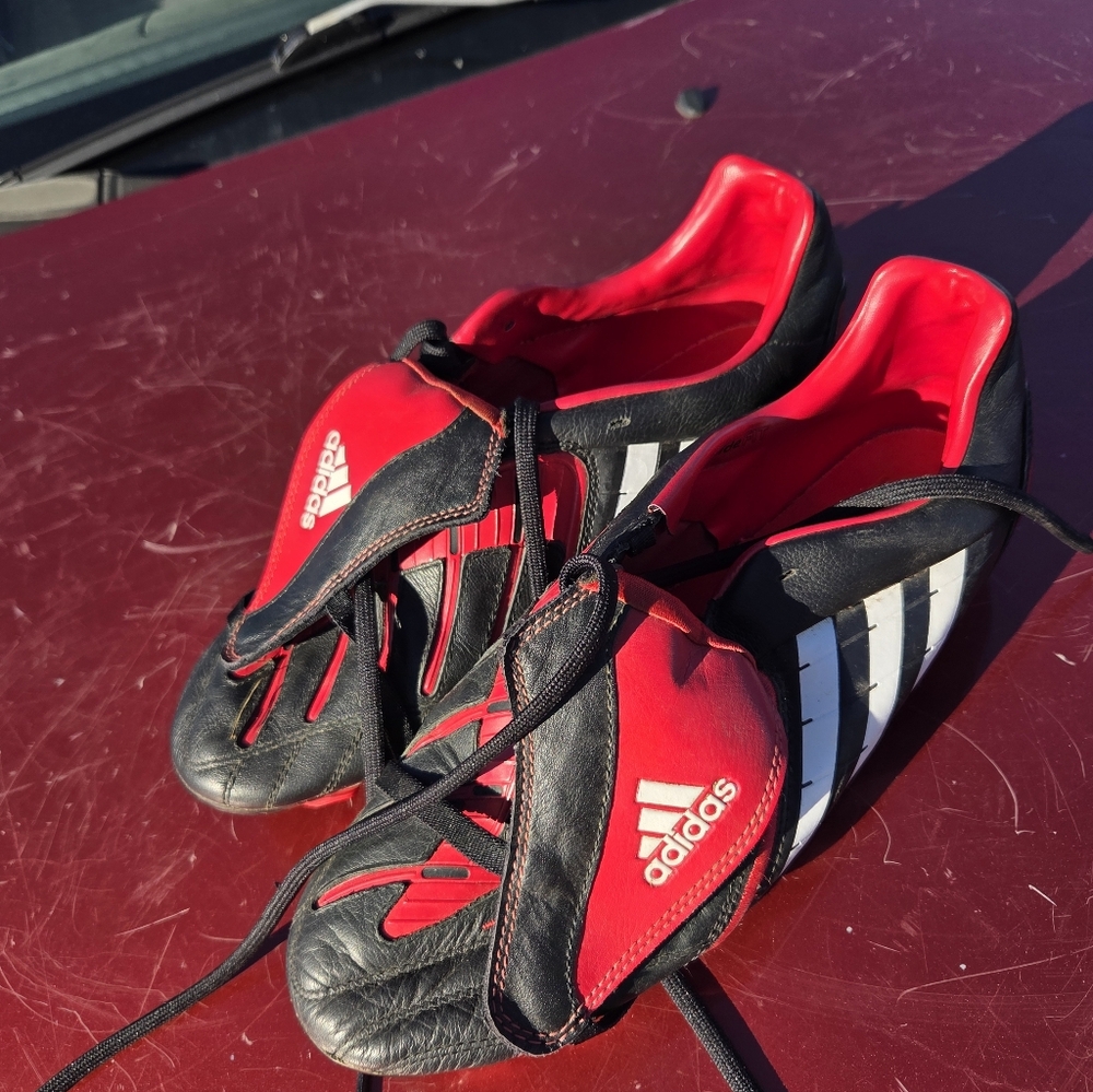 vintage Adidas Predator Power swerve soccer football shoes cleats mens 10.5